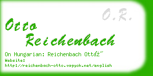 otto reichenbach business card